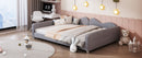 Upholstered Daybed, Sherpa Fabric Sofabed With Cloud-Shaped Backrest by HouseOfZazla