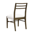 Farmhouse Style Dining Chair Set With Ladder Back Design by HouseOfZazla