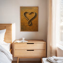 Lassoed Heart Western Rope Art