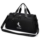 Gym Duffle Bag with Shoe Compartment & Wet Pocket 37L