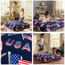 Sensory Crash Pad for Kids & Adults – Removable Washable Fleece Cover by HouseOfZazla