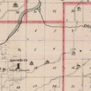 Vintage Map of Daviess County, Indiana 1876