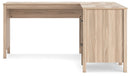 Battelle - 60" Home Office Desk With Return - Tan