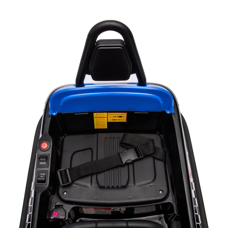 6V Kids Ride on Electric Go Kart Bumper Car W/Parents Remote Control,Three Speed Adjustable,LED Lights,Horn,Bluetooth,Player&360Spin,Vehicle body with Anti-collision padding for 18m+.