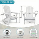 Folding Adirondack Lounge Chair With Embossed Grain Texture by HouseOfZazla