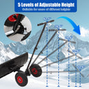 30" Wide Metal Snow Pusher