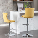 Swivel Adjustable Height Barstools Set of 2 by HouseOfZazla