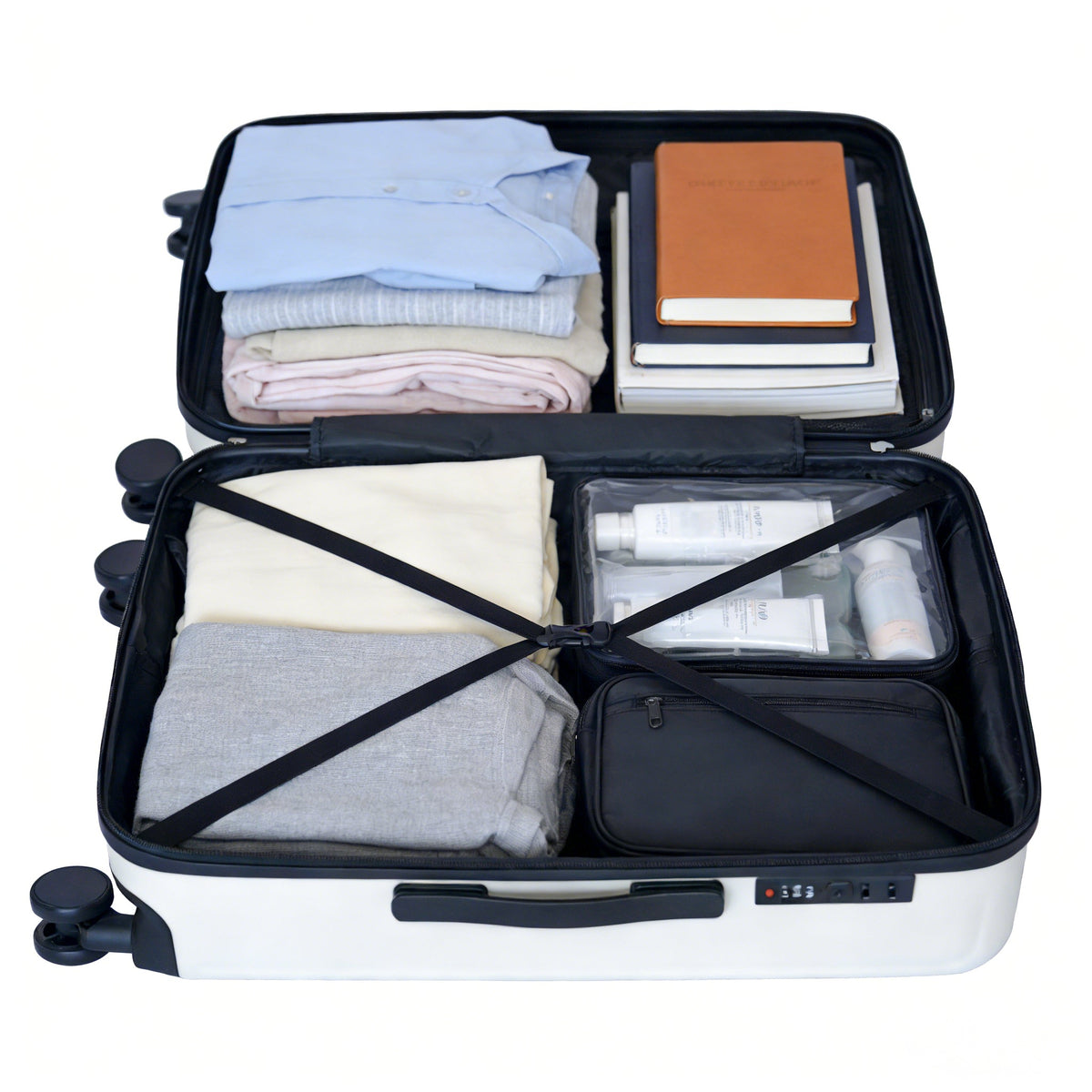 3 Piece Hard Shell Lightweight Carry On Suitcase Set, photo 9 of 10
