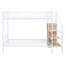 Bunk Bed With Lateral Storage Ladder And Wardrobe by HouseOfZazla