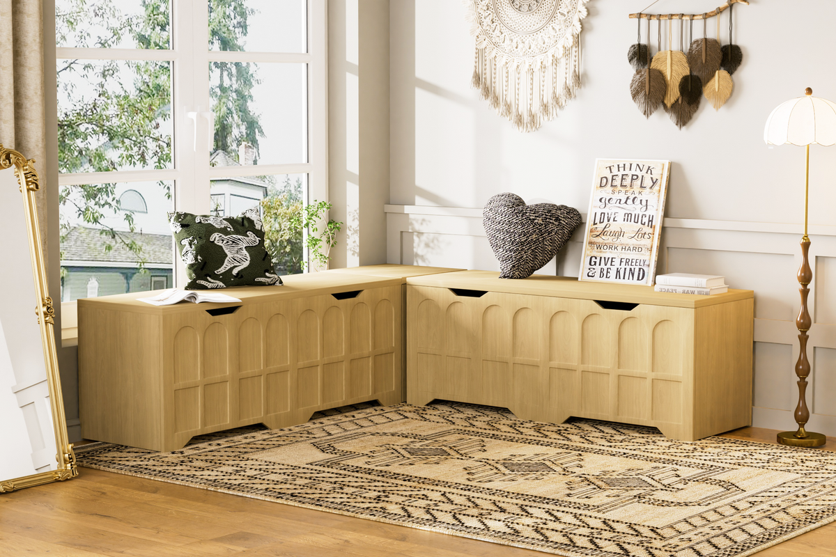 3-Piece L-Shaped Multifunctional Storage Bench, photo 10 of 10