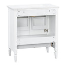 Freestanding Vanity With 1 Drawer & 2 Soft Close Doors With Door Mounted Storage by HouseOfZazla