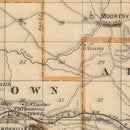 Vintage Map of Floyd County, Indiana 1876
