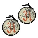 Set of 2, 12x12" Halloween Circle Sign