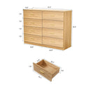 Modern Drawer Dresser For Bedroom, Ample Storage Wide Chest Of Drawers by Unique Piece Furniture