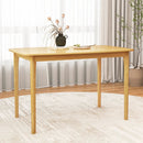 48 Inch Solid Wood Dining Table with Rubber Wood Supporting Legs for Kitchen Dining Room by LJGDeals