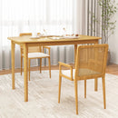 48 Inch Solid Wood Dining Table with Rubber Wood Supporting Legs for Kitchen Dining Room by LJGDeals