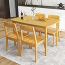 48 Inch Solid Wood Dining Table with Rubber Wood Supporting Legs for Kitchen Dining Room by LJGDeals