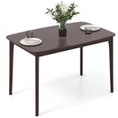 48 Inch Solid Wood Dining Table with Rubber Wood Supporting Legs for Kitchen Dining Room by LJGDeals
