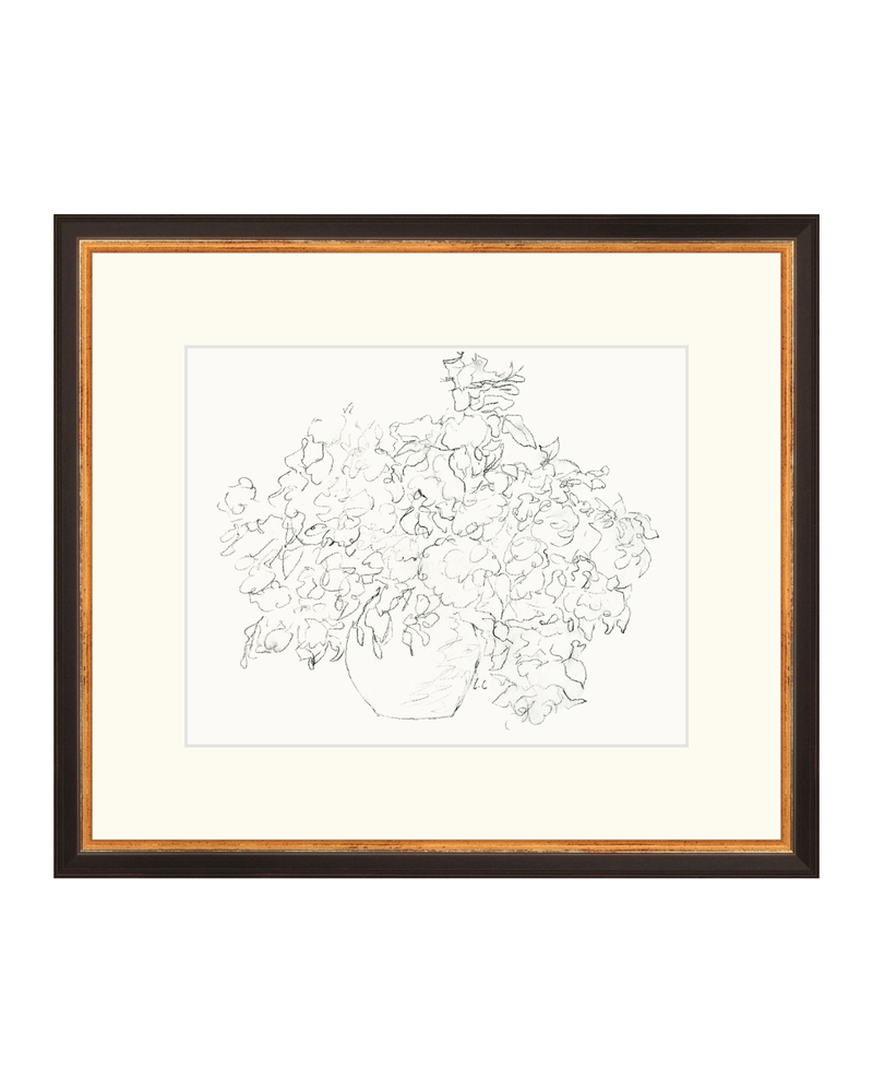 Vase of Flowers Sketch