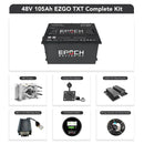 Epoch Batteries 48V 105Ah - LiMax Series - Lithium (LiFePO4) Golf Cart Battery - Complete Kit