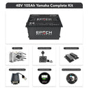 Epoch Batteries 48V 105Ah - LiMax Series - Lithium (LiFePO4) Golf Cart Battery - Complete Kit