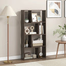 48 Inch 4-Tier Geometric Bookshelf with 8 Cubes for Living Room Bedroom by LJGDeals
