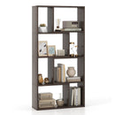 48 Inch 4-Tier Geometric Bookshelf with 8 Cubes for Living Room Bedroom by LJGDeals