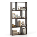 48 Inch 4-Tier Geometric Bookshelf with 8 Cubes for Living Room Bedroom by DirectDeals