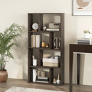 48 Inch 4-Tier Geometric Bookshelf with 8 Cubes for Living Room Bedroom by LJGDeals