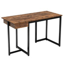 48 Inch Computer Desk with Metal Frame and Adjustable Pads