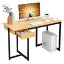 48 Inch Computer Desk with Metal Frame and Adjustable Pads by LJGDeals