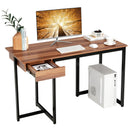 48 Inch Computer Desk with Metal Frame and Adjustable Pads by LJGDeals
