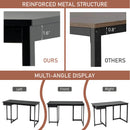 48 Inch Computer Desk with Metal Frame and Adjustable Pads