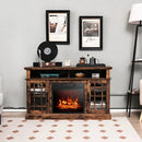48 Inch Electric Fireplace TV Stand with Cabinets for TVs Up to 5 by LJGDeals