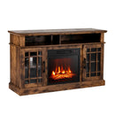 48 Inch Electric Fireplace TV Stand with Cabinets for TVs Up to 5 by LJGDeals