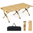 48 Inch Folding Camping Table with Carry Bag for Backyard by LJGDeals