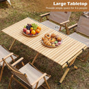 48 Inch Folding Camping Table with Carry Bag for Backyard by LJGDeals
