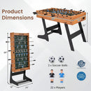 48 Inch Folding Foosball Table - Competition Size by LJGDeals