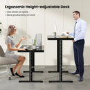 48-Inch Height Adjustable Electric Standing Desk with Drawer by LJGDeals