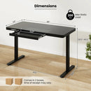48-Inch Height Adjustable Electric Standing Desk with Drawer by LJGDeals