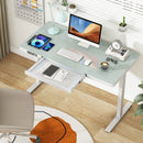 48-Inch Height Adjustable Electric Standing Desk with Drawer