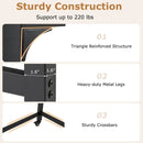 48 Inch Mobile Computer Workstation with 4 Smooth Casters by LJGDeals