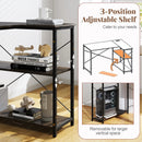 48 Inch Reversible L Shaped Computer Desk with Adjustable Shelf by LJGDeals