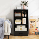 48 Inch Tall 4 Tiers Wood Bookcase with Drawer-Gray by LJGDeals