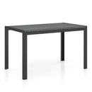 48 Inch Wicker Dining Table Patio Rectangular Rattan Table-Brown by LJGDeals