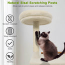48 Inches Tall Cat Tree Multi-Level Kitten Tower with Large Condo Padded Top Perch by LJGDeals