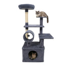 48 Inches Tall Cat Tree Multi-Level Kitten Tower with Large Condo Padded Top Perch by LJGDeals