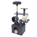 48 Inches Tall Cat Tree Multi-Level Kitten Tower with Large Condo Padded Top Perch by LJGDeals