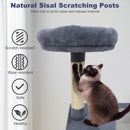 48 Inches Tall Cat Tree Multi-Level Kitten Tower with Large Condo Padded Top Perch by LJGDeals