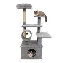 48 Inches Tall Cat Tree Multi-Level Kitten Tower with Large Condo Padded Top Perch by LJGDeals